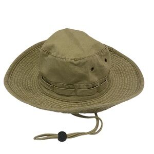 Khaki Fishing Bucket Hat - Women’s Small - EC